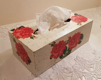 Kosmetiktuchspender Stoffbezug für Taschentuchbox Tissue Box Schmetterling