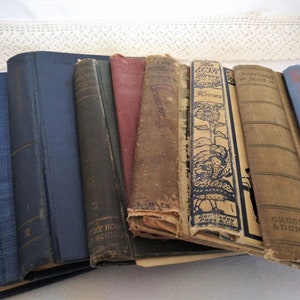 Antique to Vintage Book Boards With Spines Attached | Junk Journals | Themed Junk Journals | Repurposing | Altered Books| Your Choice
