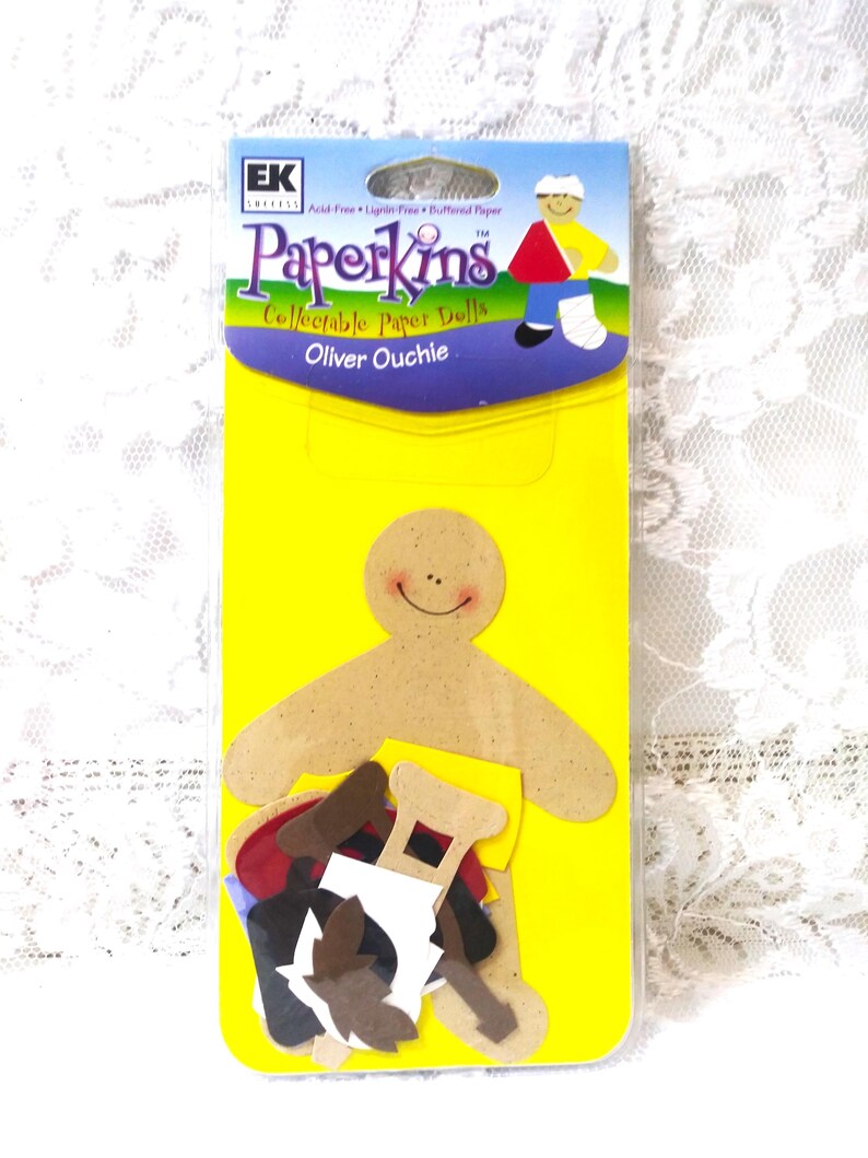 Perkins Paper Paperkins Paper Doll: Oliver Ouchie Collectible (NIP) ~ Vintage - Etsy