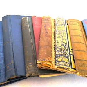 Antique to Vintage Book Boards With Spines Attached | Junk Journals | Themed Junk Journals | Repurposing | Altered Books| Your Choice