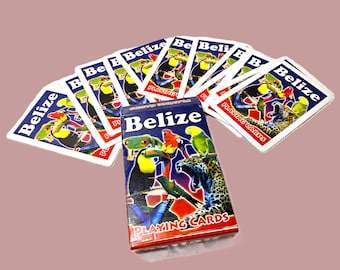 Belize Playing Cards ~ Vintage Souvenir ~ Completed Deck with Jokers