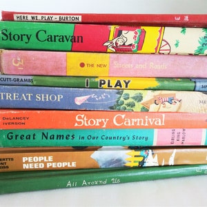 Vintage School Books ~ Primary & Elementary School Level ~ All Subjects ~ Sold Individually ~ Your Choice