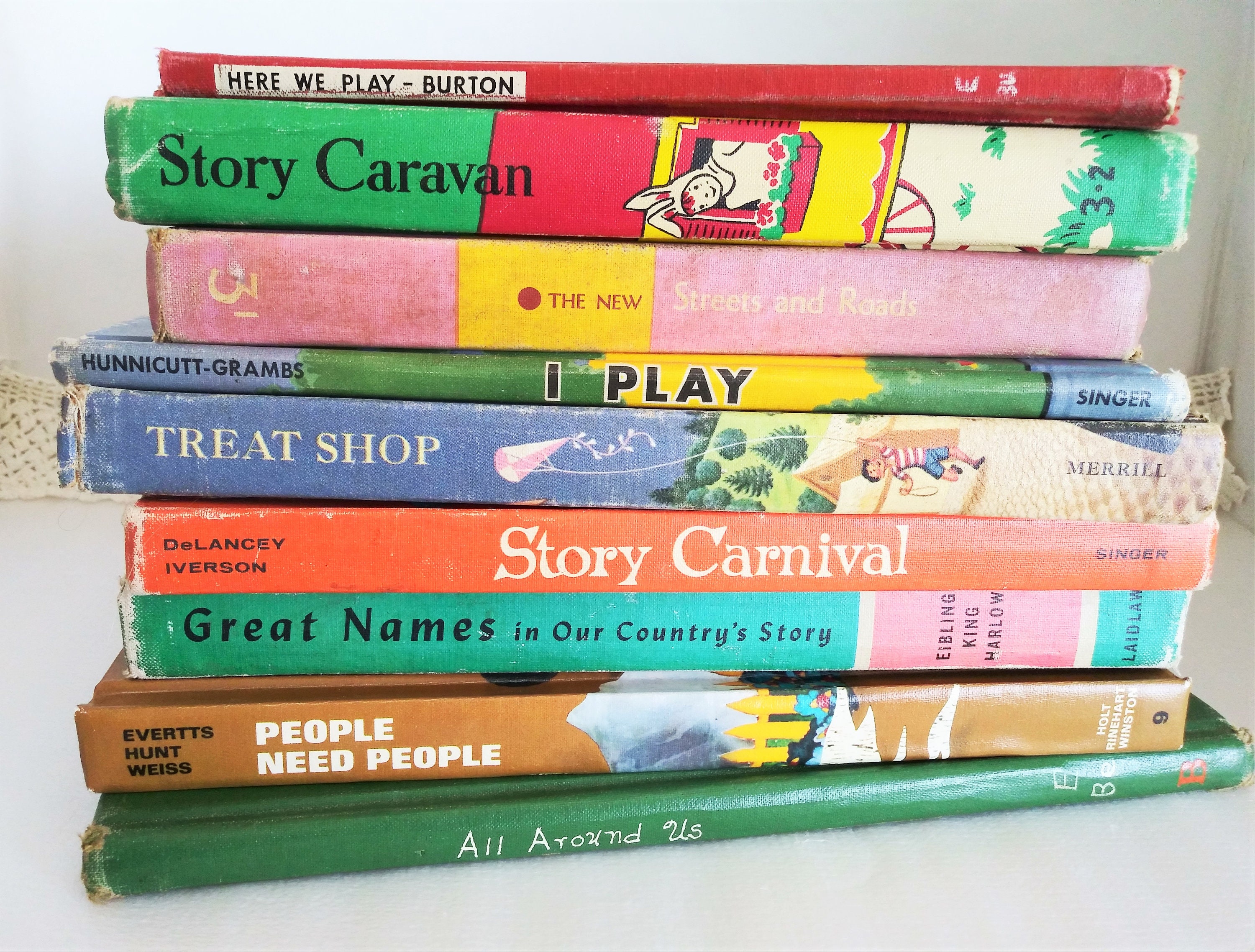 Vintage Elementary School Books Sold Individually For Etsy