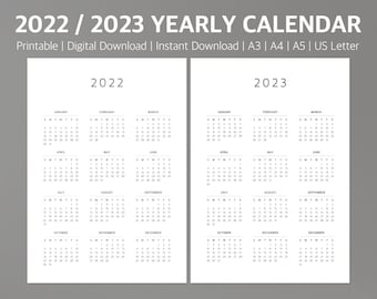 Northwestern 2022 2023 Calendar 2023 Calendar | Etsy