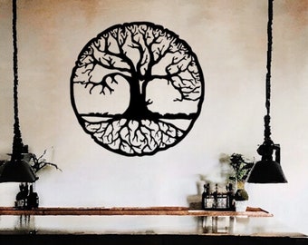 Tree Of Life Metal Sign, Inspiration Sign, Religious Decor, Home Sign, Indoor Décor, New Home Gift