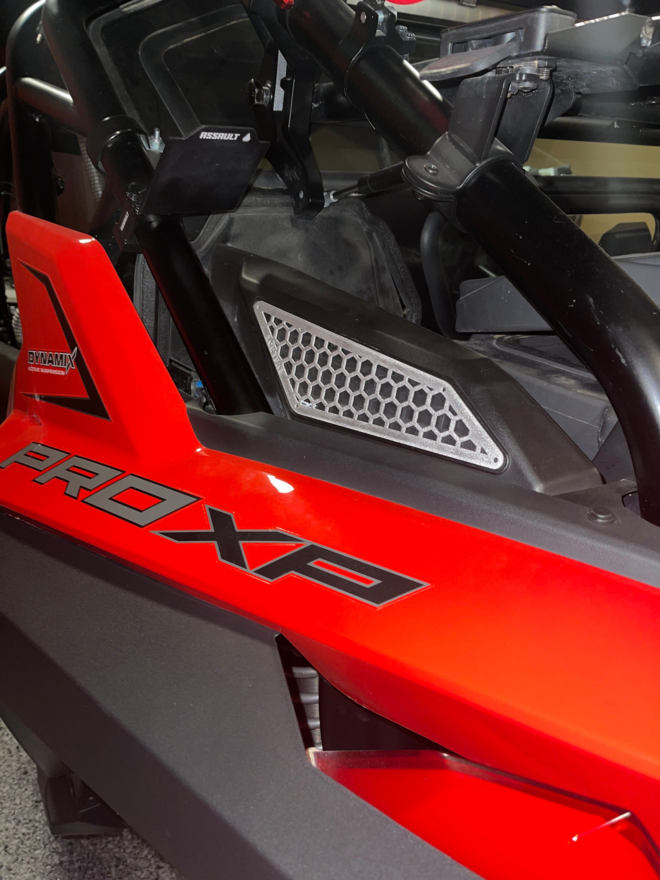 Metal Rzr Pro XP Intake Cover Custom RZR Parts Offroad Decor