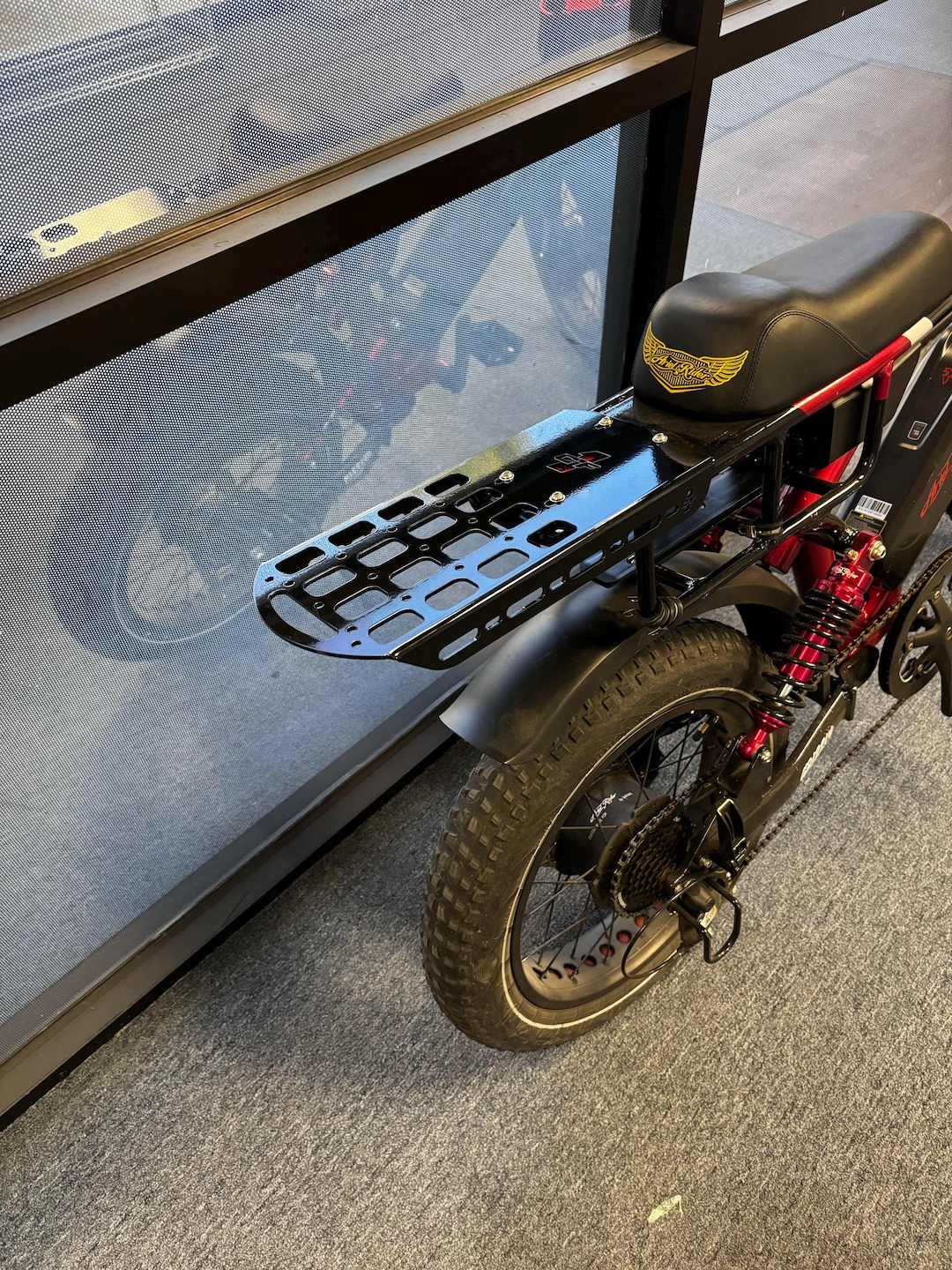 Ariel Rider Grizzly Electric Bike X Class 1CUTFAB Rear Molle
