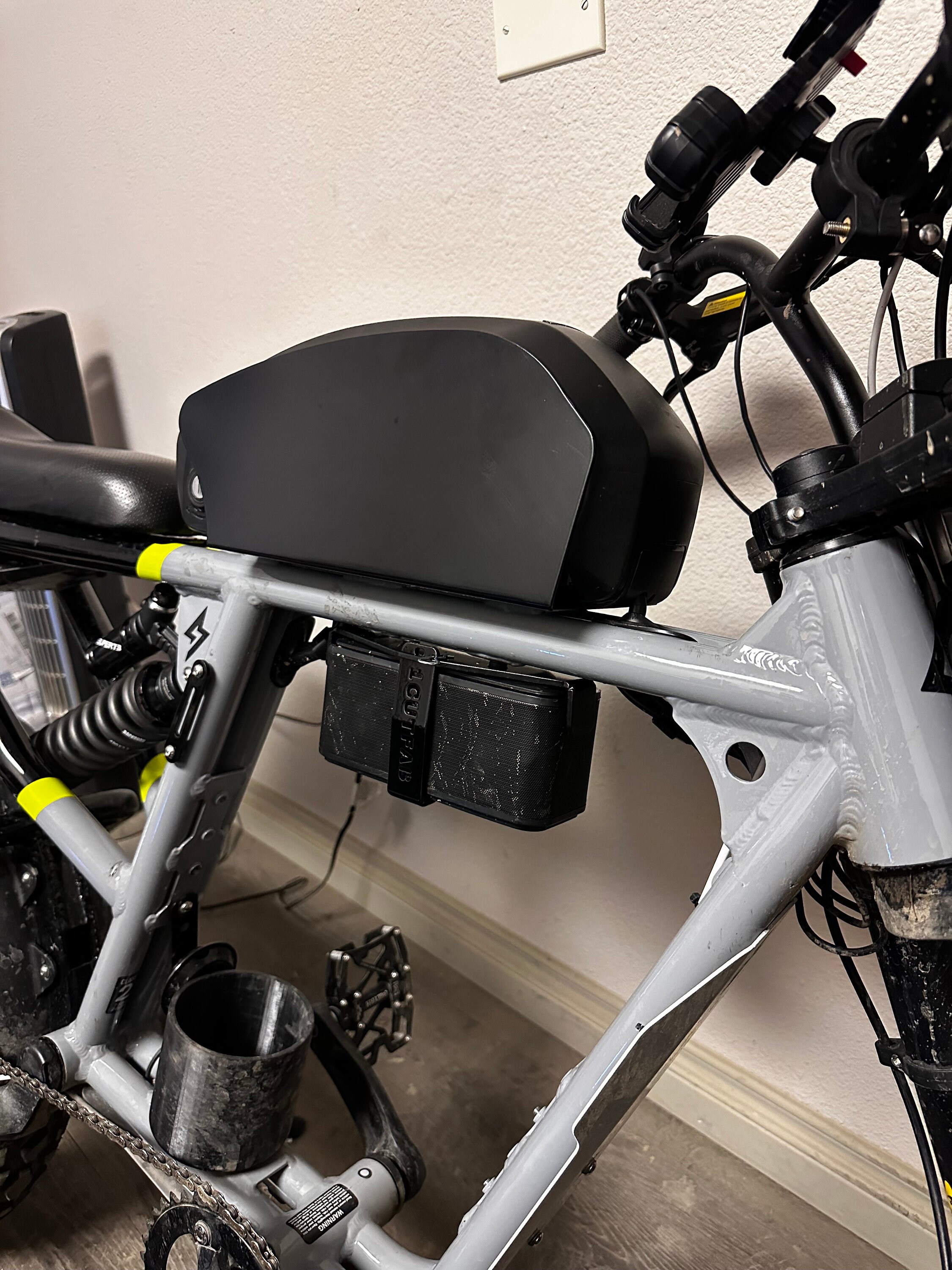 Custom Super 73 Electric Bike Aluminum Battery Guard Custom Super 73 Electric Bike Aluminum Battery Guard