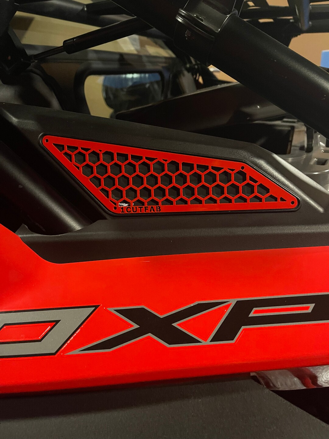 Metal Rzr Pro XP Intake Cover Custom RZR Parts Offroad Decor