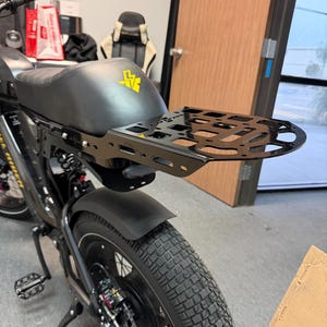 Rear Molle Rack for Ariel Rider X Class 60V Electric Bike , Aluminum Carrier, Molle Attachment, X Class 60V Rack,E-Bike Accessory