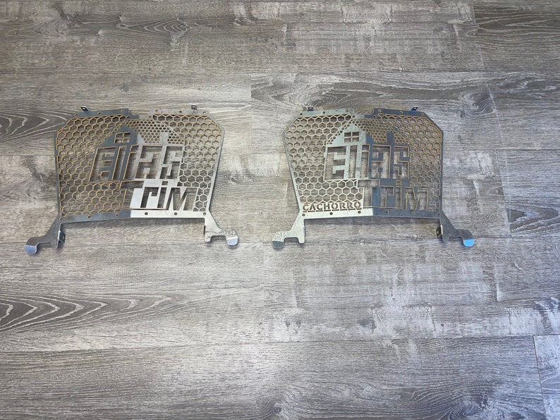 Metal RZR Turbo Grill Custom RZR Parts Offroad Decor Personalized