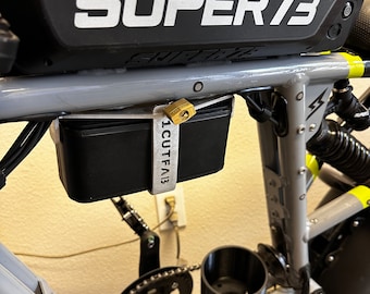 Doss Speaker Mount for Super 73 Electric Bike, E-Bike Upgrade, Custom Super 73 Bike Accessories, Speaker Carrier, Super 73 R Rx S2 S1 Parts