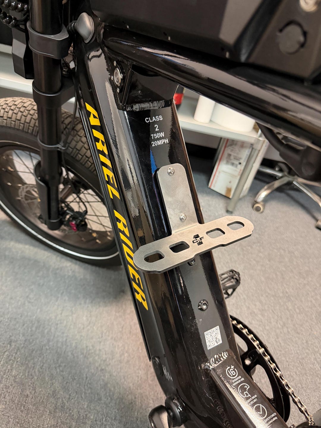 Ariel Rider XCLASS 60V Foot Pegs, Custom E-bike Foot Rest, Electric ...