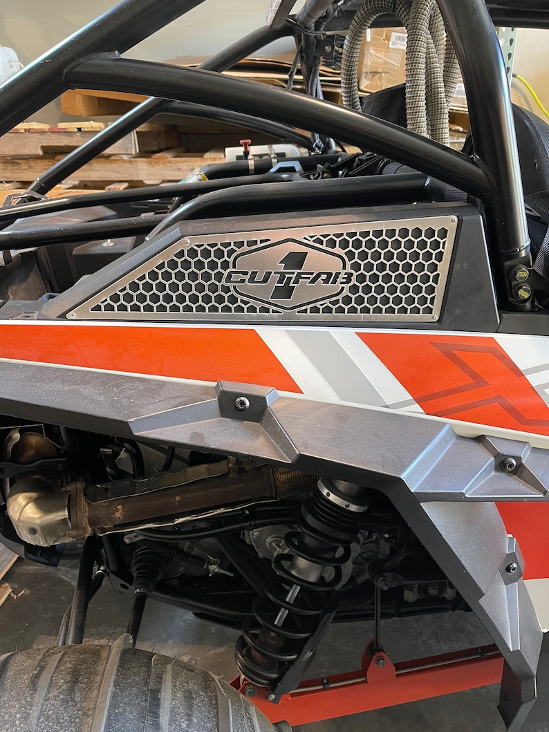 Polaris RZR Intake Grill Cover, off Road Polaris RZR Metal Upgrade