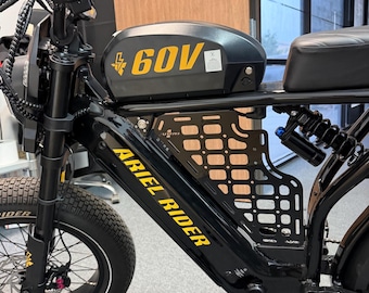 Full In Frame Molle Panel for Ariel Rider XClass 60V E- Bike , Molle Attachment, E-Bike Upgrade, Custom E-Bike Parts Accessories