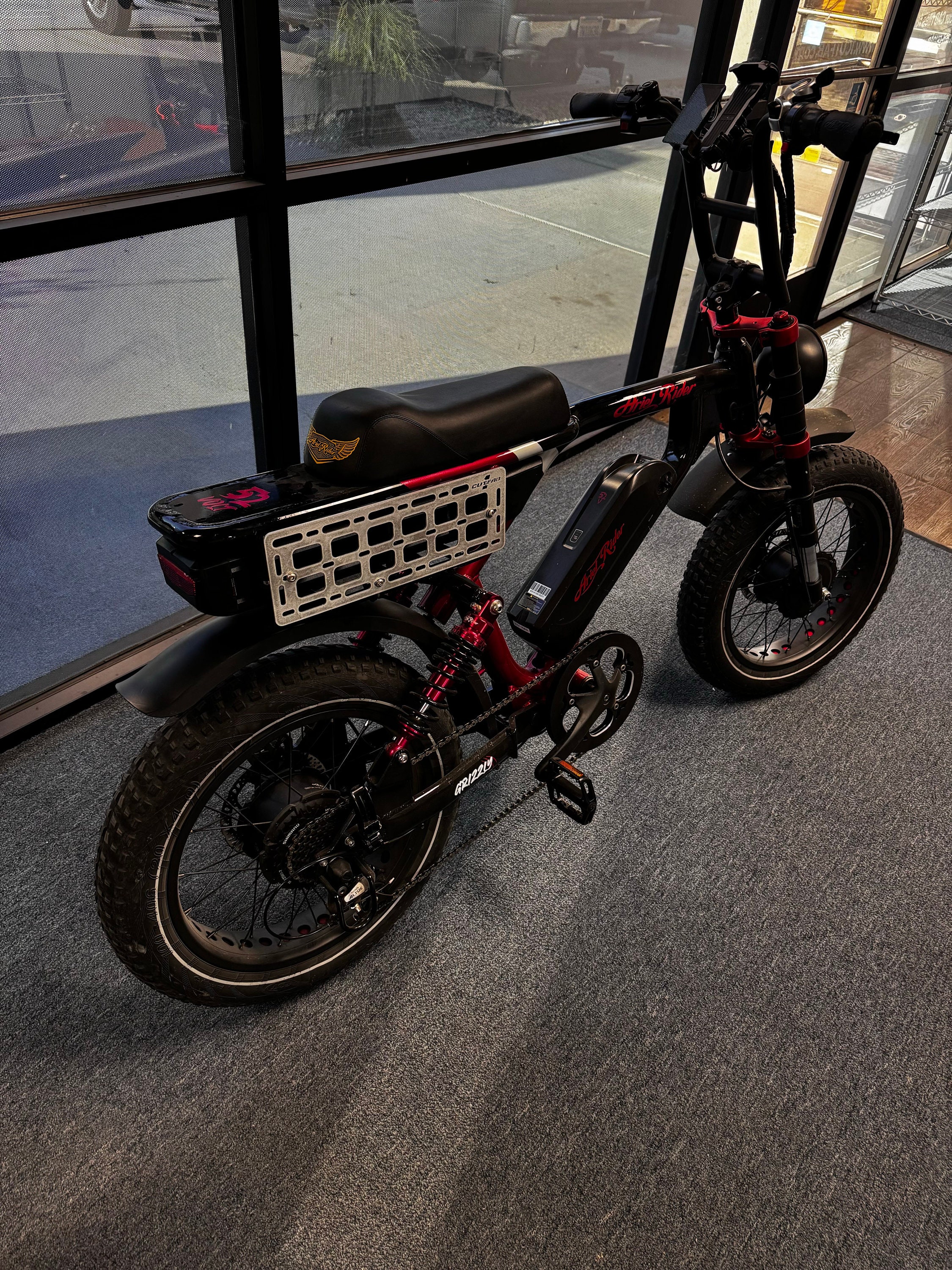 Ariel Rider Grizzly Electric Bike Rear Molle Half Panels, Molle