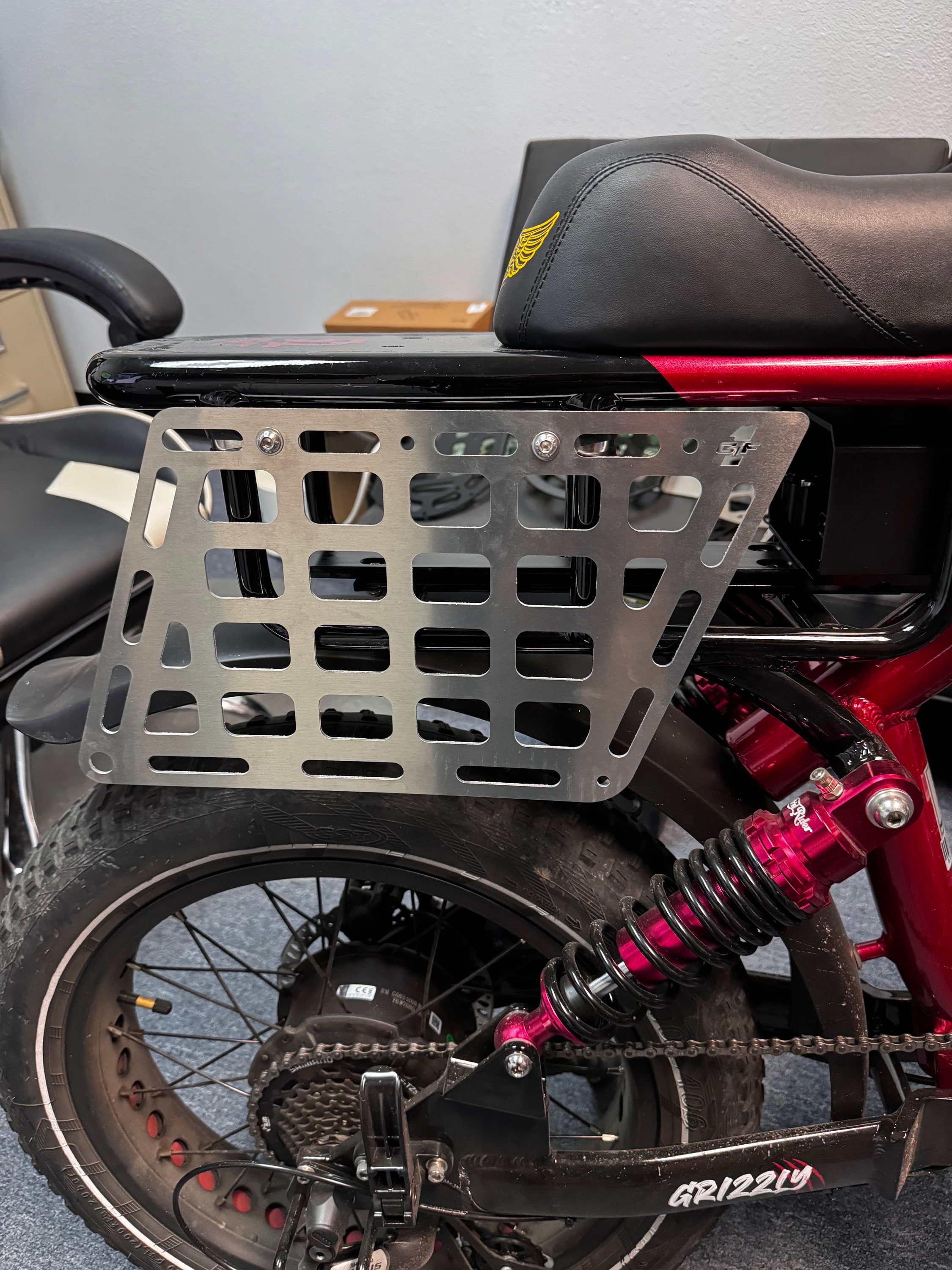 Ee Rider Component Ariel Rider Grizzly Electric Bike Rear Side Molle Panels, Molle ...