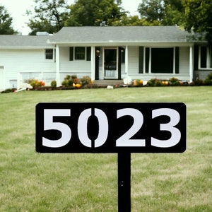 Metal Address Sign | Custom housewarming Sign | Indoor Decor | Personalized Gifts | House Sign | Address sign with personalized lettering