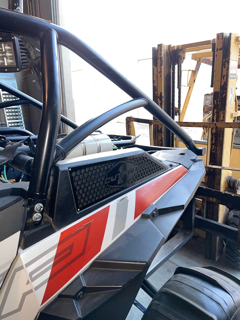 Metal Rzr Turbo Intake Cover Custom RZR Parts Offroad Decor