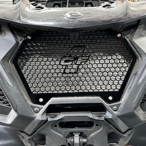 Can am Maverick R Honeycomb Metal Grill, Can am Maverick Offroad Accessories, Better Protection, Custom Maverick R Upgrade Parts