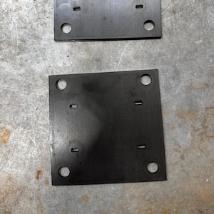 Canam Maverick R Cage B Pillar Base Plates, Canam Cage, Maverick Cage Pillar, Canam Mounts, Maverick R Chromoly