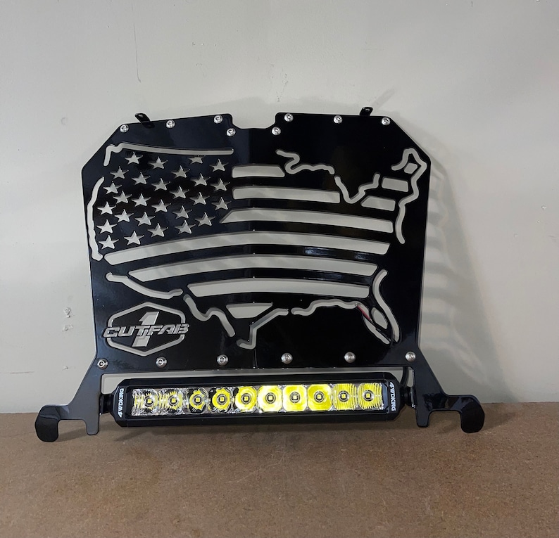 Metal RZR Turbo Grill Custom RZR Parts Offroad Decor Personalized