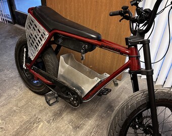 Super 73 電動自転車 Z ZX リアサイドモールパネル、アルミサイド