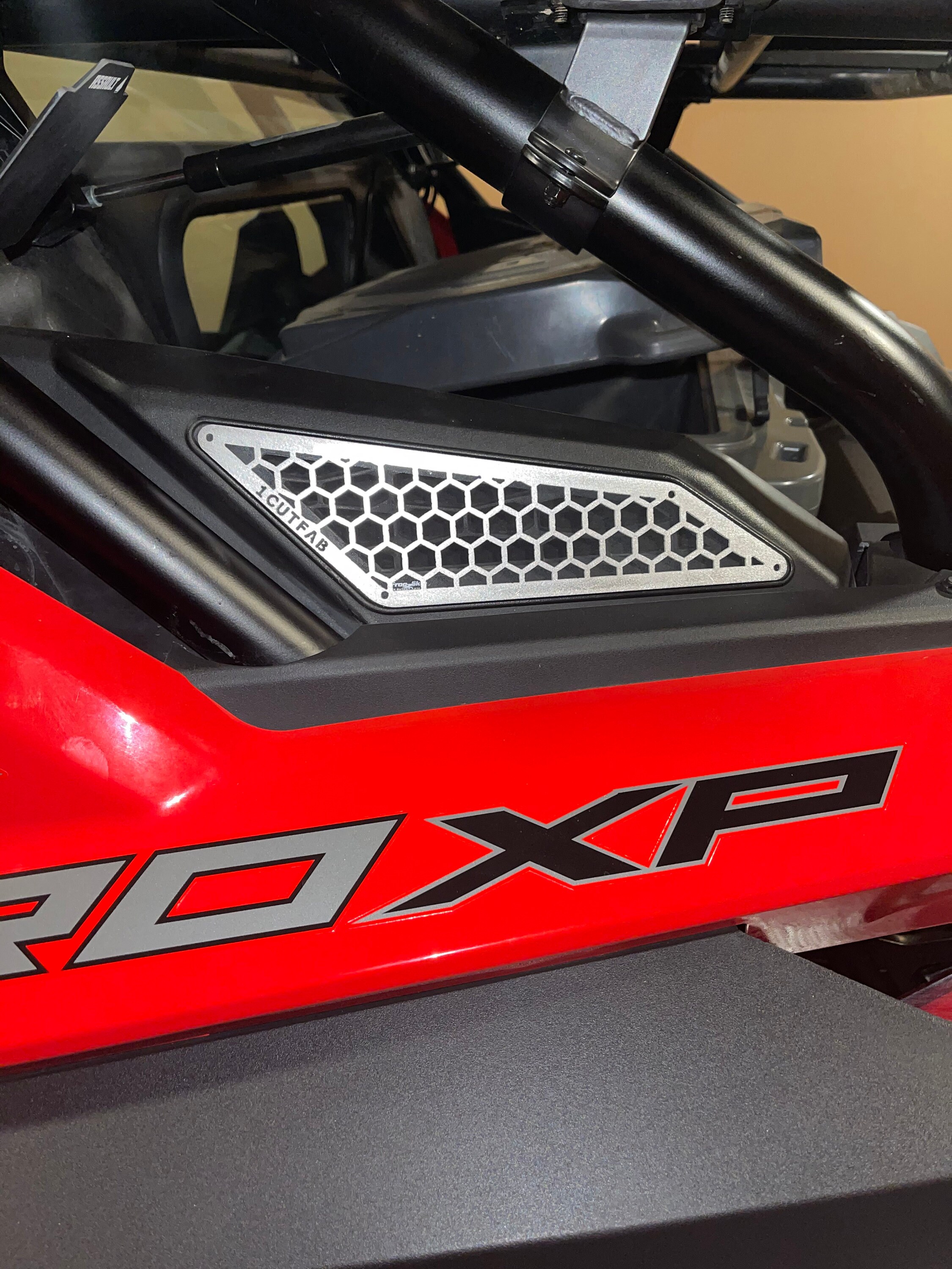 Metal Rzr Pro XP Intake Cover Custom RZR Parts Offroad Decor