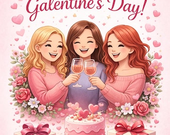 Galentine's Day Printable Card