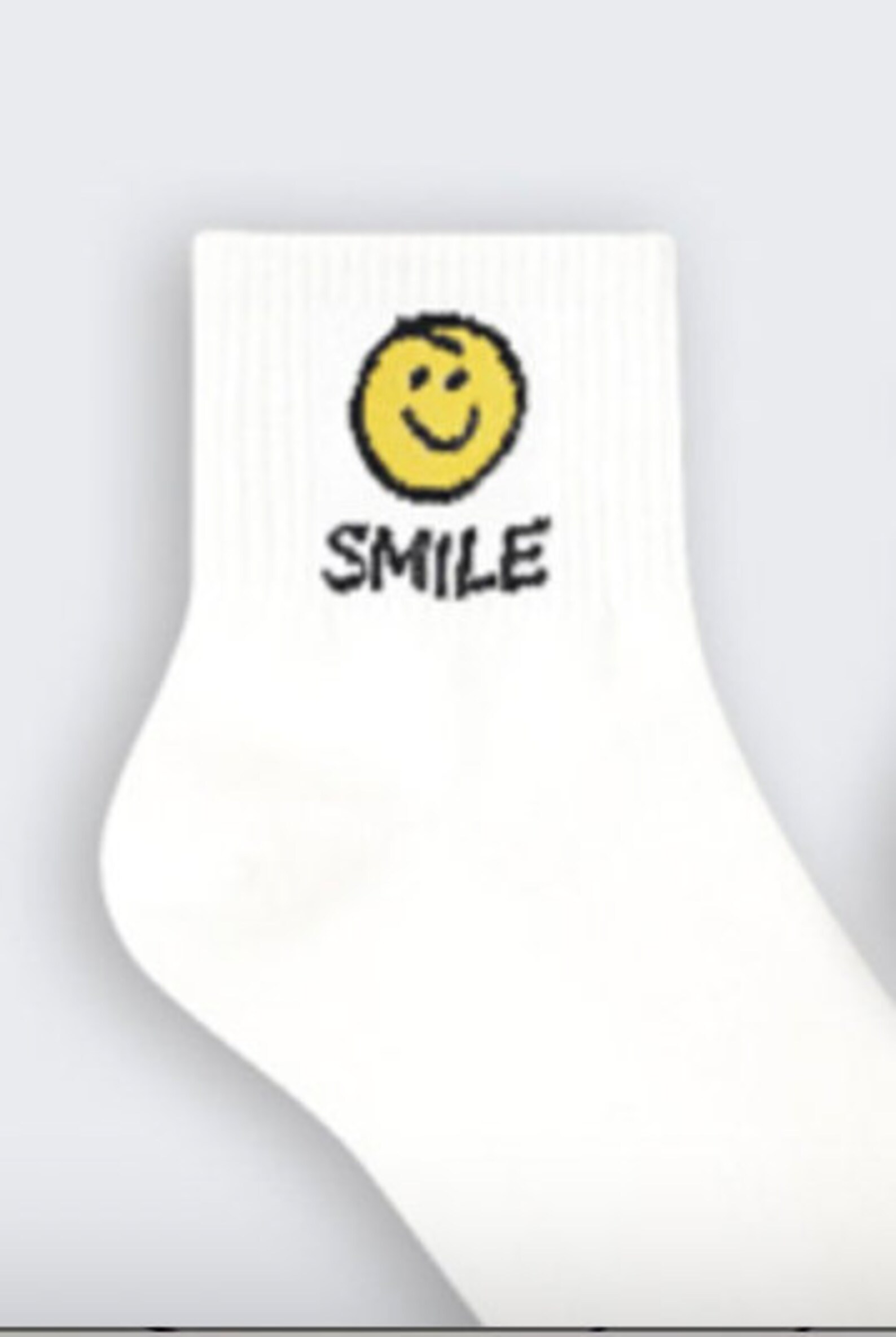 Smiley Face Socks Cute Socks Comfortable Socks Casual Etsy