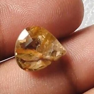 Gorgeous Top Grade Quality 100% Natural Golden Rutile Gemstone Teardrop Shape Gemstone Loose Gemstone For Making Jewelry 3.50 CTW 11X10X6 MM
