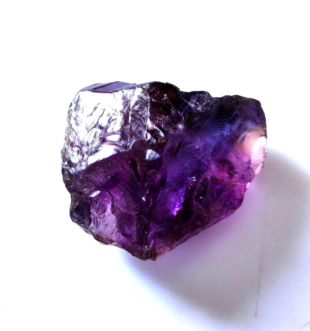 Natural Amethyst ROUGH / Gemstone 1 Piece Size 38.36.25 MM Weight 199 ...