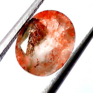 Natural Oregon loose gemstone  sunstone faceted Oval sunstone for sale 2.15 CT SHAPE Oval