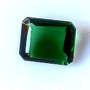 1 Pcs  Chrome Green Quartz Hydro Faceted   Loose gemstone- Jewelry Making  - jewelry Pendant ring