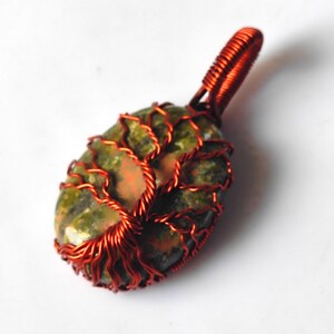 Tree Of Life  agate tree Pendant Wire Wrapped Gemstone Copper Designer Pendant Gift For Her  Pendants For Necklaces Women
