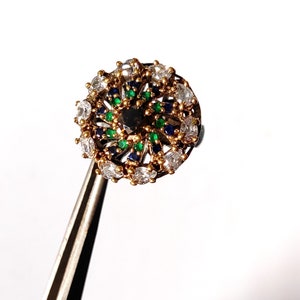 garnet Emerald ring handmade women ring Turkish handmade silver ladies ring ottoman ring authentic ladies ring 925k steering silver ring