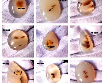Natural Montana Agate Cabochon- Montana Gemstone - Agate Cabochon - Loose Gemstone - Handmade Cabochon - Women Cabochon - Lot Cabochon Gifts