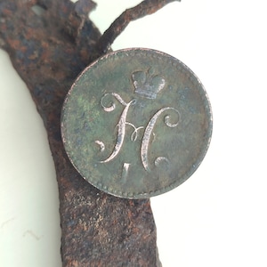 Ancient Russian Empire Coin 3 kopeks | 1841 | Emperor Nicholas I | Antique Tsarist Russia Money Collection Numismatics