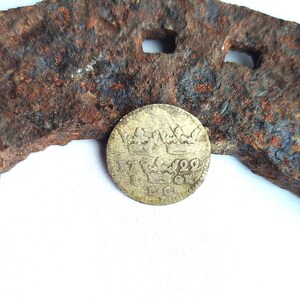 Moneda sueca de plata de 1 Öre de 1722: Época de Federico I, Colección Numismática