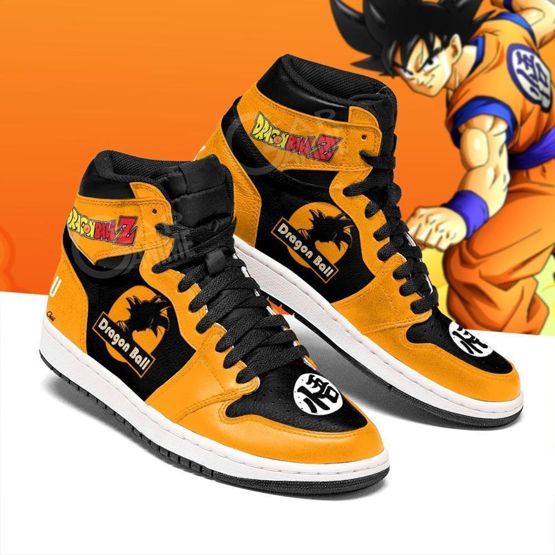 HIGH QUALITY Goku Dragon Ball Z Air Jordan Sneakers Custom | Etsy