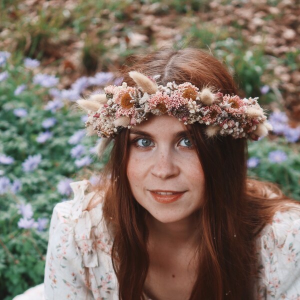 Dried Floral Crown Etsy