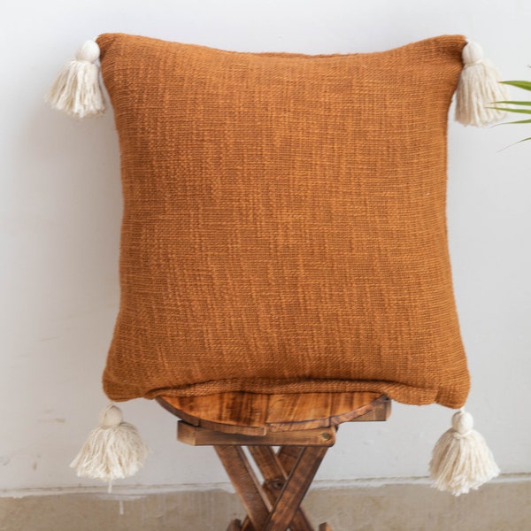 Rust Throw Pillow Etsy
