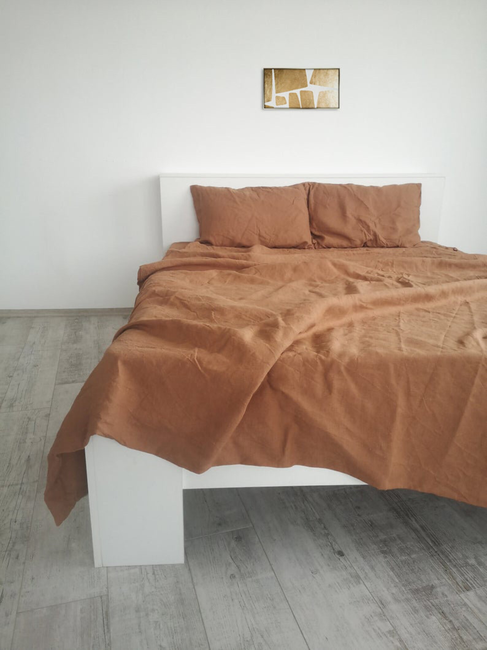 Clay Cotton sheet set / Clay bedding set / Cotton Bedding Etsy