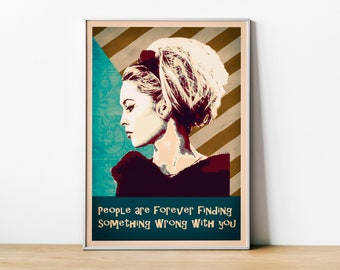 Brigitte Bardot Poster: Glossy Laminated Wall Art