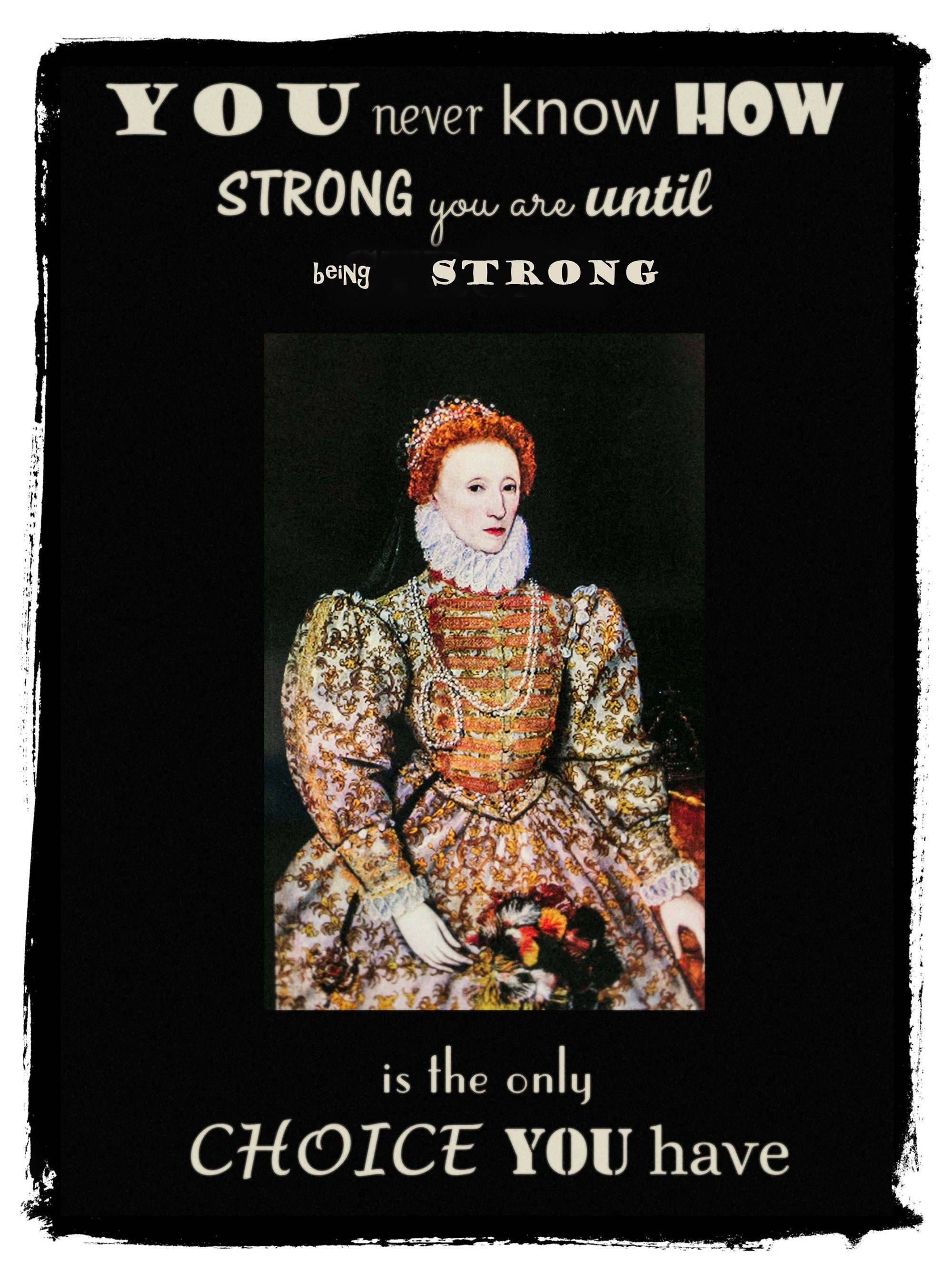 Digital Selfcare queen wall art