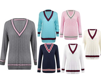 ladies cricket style jumpers