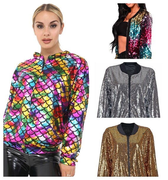 Ladies Sequin Glittermulti Coloured 