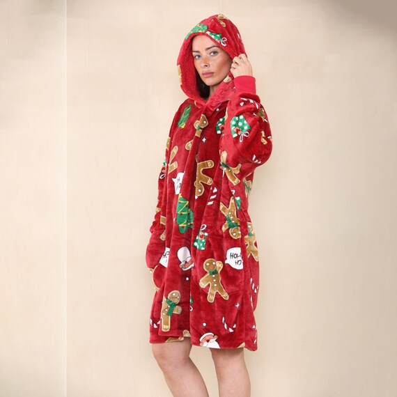 Christmas dressing top gown ladies