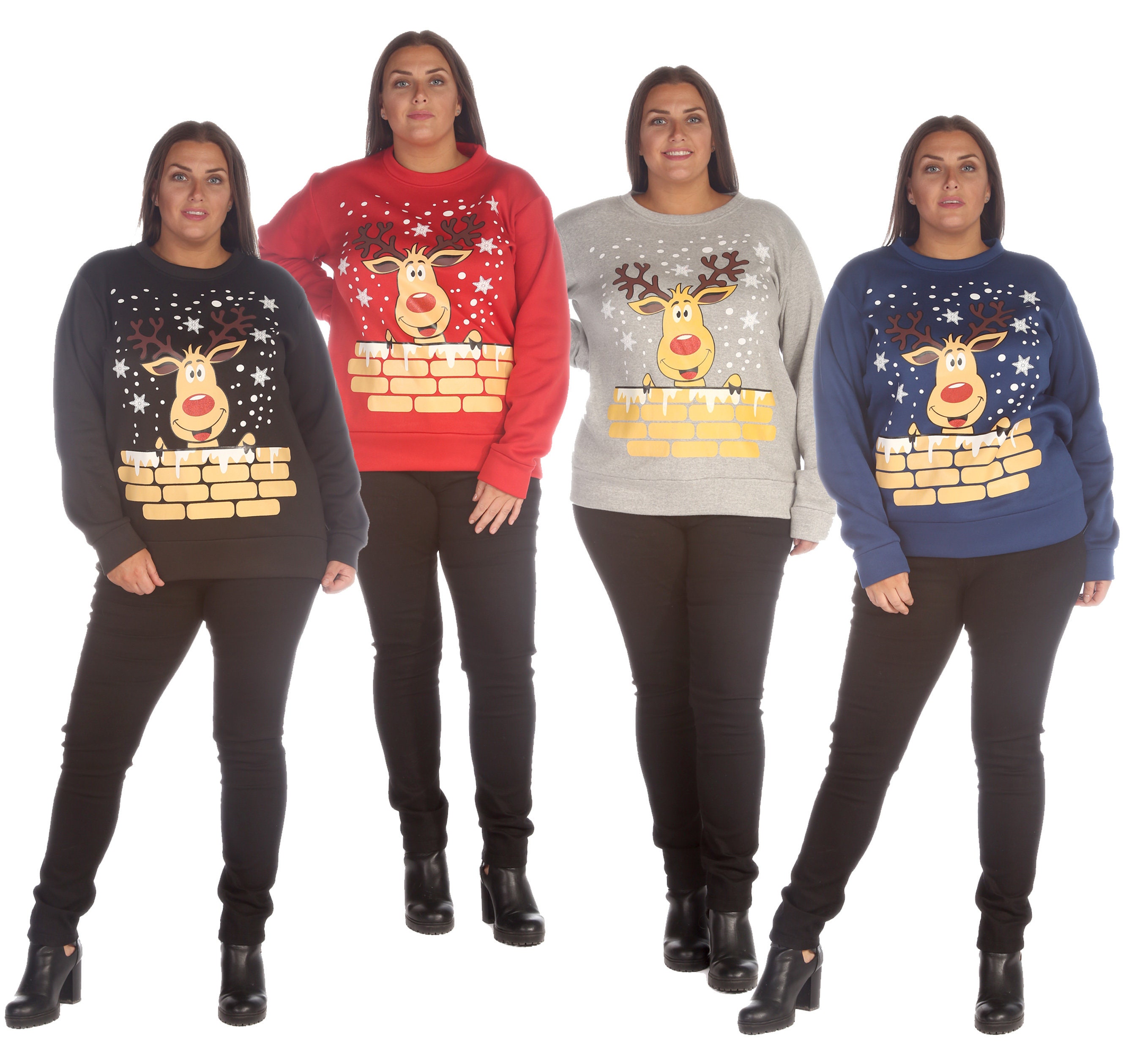 Women plus size christmas sweaters 2025