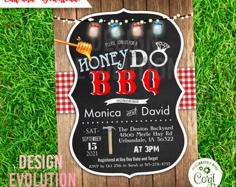 TRY THE DEMO - I Do Bbq Barbecue Honey Do Bbq Honey Do Shower Man Shower Tools and Electronics Couples Shower Engagement Party Chore list